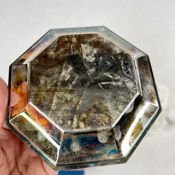 Vintage Octagonal Silver Plated Tray - Picture 5 of 7